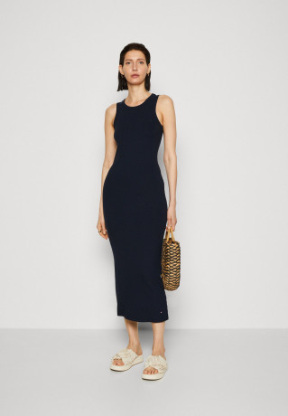 Tommy Hilfiger MIDI DRESS Jersey dress desert sky ПЛАТЬЕ МИДИ Платье из джерси небо пустыни