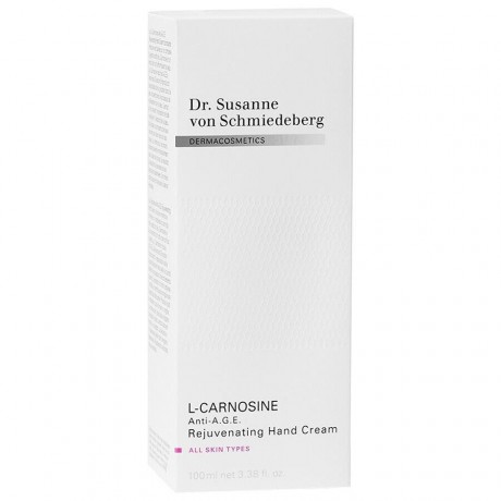 Dr. Susanne von Schmiedeberg L-Carnosine Anti-A.G.E. Rejuvenating Hand Cream  L-карнозин против A.G.E. Омолаживающий крем для рук