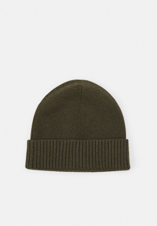 Tommy Hilfiger ESSENTIAL FLAG BEANIE UNISEX Beanie army green melange ESSENTIAL FLAG BEANIE UNISEX Шапочка армейский зеленый меланж