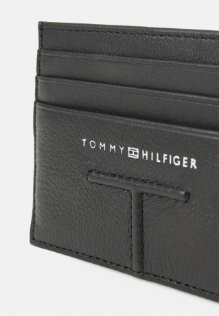 Tommy Hilfiger CENTRAL HOLDER UNISEX Wallet black ЦЕНТРАЛЬНЫЙ ДЕРЖАТЕЛЬ УНИСЕКС Бумажник черный