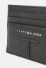 Tommy Hilfiger CENTRAL HOLDER UNISEX Wallet black ЦЕНТРАЛЬНЫЙ ДЕРЖАТЕЛЬ УНИСЕКС Бумажник черный