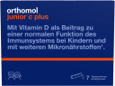Orthomol junior C plus Granulat Himbeer/Limette 7 sticks, Ортомол джуниор С+ с Витаминами D и C, селеном и цинком для иммунитета, здоровья, роста и развития детей с 4-х лет, гранулы в стиках со вкусом малины и лайма, 7 шт