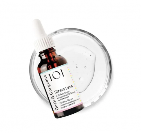 Geek & Gorgeous Stress Less успокаивающая сыворотка для лица с бета-глюканом, 30 мл, для чувствительной кожи