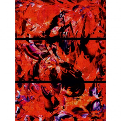 CALVENDO Puzzle CALVENDO Puzzle Rot und schwarz 3 Teiler Пазл CALVENDO Пазл красный и черный 3 детали