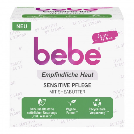 bebe Gesichtspflege Sensitive Pflege  Уход за лицом Чувствительный уход