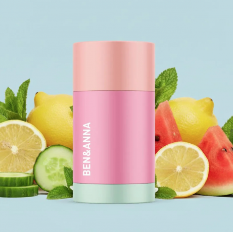 BEN&ANNA Deostick Love Me Original + Nachfullpack, 40 g Натуральный дезодорант-стик + refill, эко дезодорант без алюминия, веганский, защита от запаха, натуральная косметика, 40 г