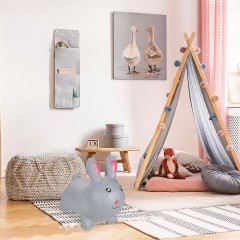 relaxdays Hupftier Hase in Grau Копытный кролик в сером