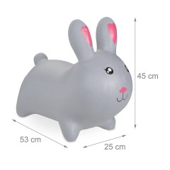 relaxdays Hupftier Hase in Grau Копытный кролик в сером