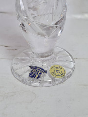 Ваза винтажная, хрусталь, 16 x 5,5 см, Чехословакия, 1960-70гг.