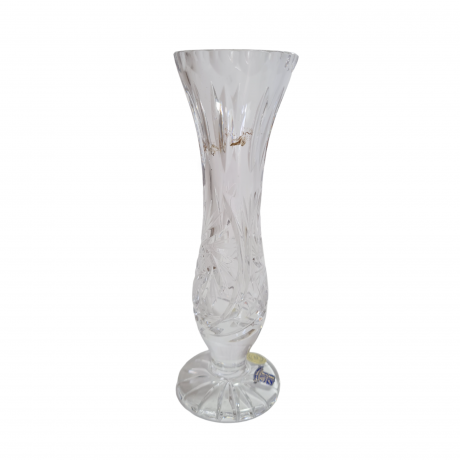 Ваза винтажная, хрусталь, 16 x 5,5 см, Чехословакия, 1960-70гг.