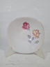 Тарелка винтажная Winterling Roslau Bavaria c розами, квадратная, фарфор, 19 см, Германия, 1960-70гг.