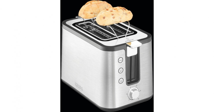 Krups Krups Toaster Control Line KH442D silber/schwarz, 700 Watt, fur 2 Scheiben Toast  silber/schwarz Krups Toaster Control Line KH442D серебристый/черный, 700 Вт, на 2 ломтика тостов
