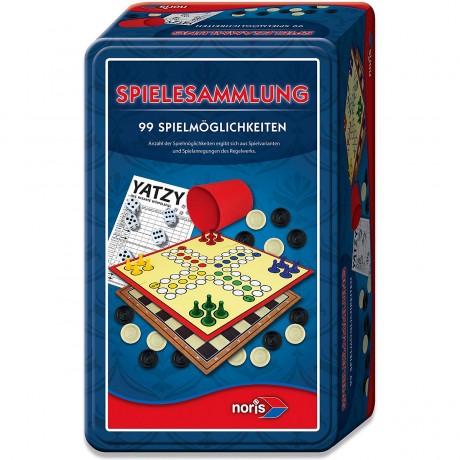 Noris 99iger-Spielesammlung in Metallbox Сборник из 99 игр в металлической коробке.