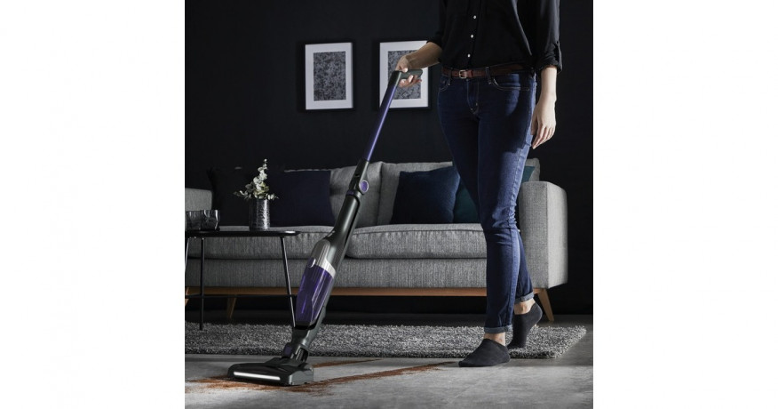 Rowenta Rowenta Xtrem Compact 2-in-1 RH1238, Stielstaubsauger schwarz/lila schwarz/lila Rowenta Xtrem Compact 2-в-1 RH1238, ручным пылесосом черный/фиолетовый