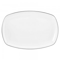 Seltmann Weiden Seltmann Weiden Lido Black Line Servierplatte eckig 35x24 cm Seltmann Weiden Lido Black Line Сервировочная тарелка квадратная 35x24 см