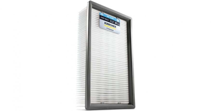 Karcher Karcher Flachfaltenfilter Wet & Dry, fur NT Modelle    Плоский складчатый фильтр Karcher Wet &amp; Dry, для моделей NT