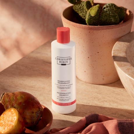 Christophe Robin Shampoo with prickly pear oil  Шампунь с маслом опунции