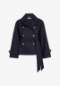 Tommy Hilfiger BELTED Light jacket marine ПОЯС Легкая куртка морской