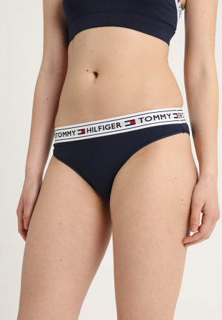 Tommy Hilfiger AUTHENTIC THONG Thong blue НАСТОЯЩИЕ ТОНГИ Стринги синий