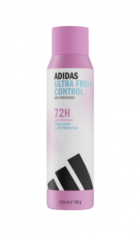 adidas Anti-Perspirant Ultra Fresh Control Антиперспирант Ультра Свежий Контроль, не содержит спирт, защита до 72ч, 150мл