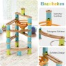 COSTWAY Murmelbahn Bambus 106 tlg. Spielzeugset Набор игрушек Marble Run Bamboo из 106 предметов