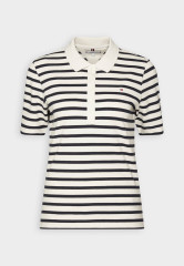 Tommy Hilfiger REG STRIPE  Polo shirt Breton White/Desert Sky REG STRIPE Рубашка поло Бретон Уайт/Пустынное небо