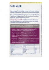tetesept Glucosamin 1250 Tabletten 30st, Таблетки глюкозамина 1250 с высокими дозами витаминов D3 и C, 30шт