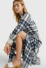 Tommy Hilfiger Shirt dress icon large chk ecru pitch blue Рубашка-платье значок большой chk экрю смола синий