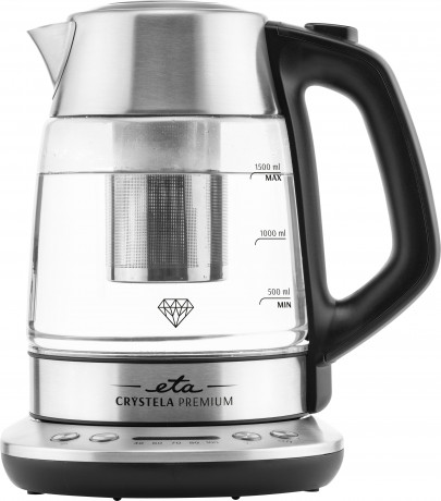 eta eta Wasser-/Teekocher CRYSTELA PREMIUM ETA915390000, 2200 W, stufenlose Temperatureinstellung und KEEP WARM Funktion чайник для воды/чая CRYSTELA PREMIUM ETA915390000, 2200 Вт, бесступенчатая регулировка температуры и функция KEEP WARM