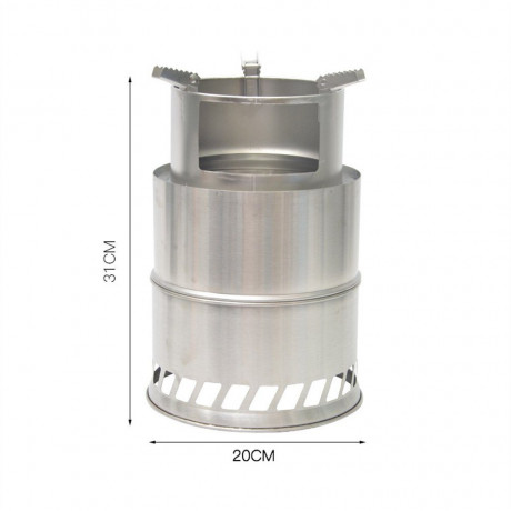 Dsen Dsen Gaskocher Tragbar Kocher, Holzofen Campingkocher Outdoor, (1-St) Газовая плита Dsen Портативная дровяная печь Походная печь для улицы (1 шт.)