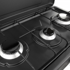 T24 T24 Gaskocher 3 flammig Camping Gaskocher inkl. Gasschlauch und Druckminderer  Газовая плита T24 3 — газовая плита для кемпинга с пламенем, включая газовый шланг и редуктор давления