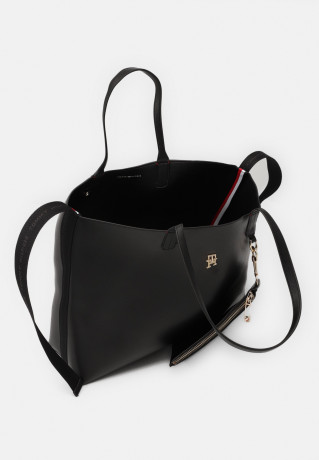 Tommy Hilfiger ICONIC TOMMY  SOLID Tote bag black ICONIC TOMMY SOLID Сумка-тоут черный