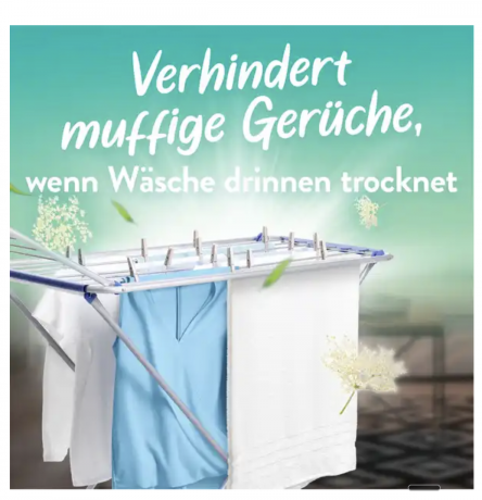 Lenor Weichspuler Konzentrat Luftfrisch Landwiese 50 WL, Кондиционер для стирки белья "Свежесть летнего луга", 50 загрузок (700мл)