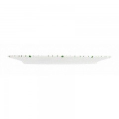 Gmundner Keramik Gmundner Keramik Grungeflammt Platte oval 28x21x2,3 cm Gmundner керамическая зеленая овальная тарелка с пламенем 28x21x2,3 см