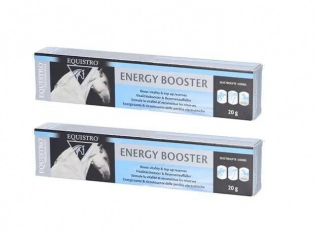 Equistro Energy Booster 20g x 2st (40g), Эквистро Энерджи Витаминный бустер для лошадей, 2 дозы по 20г 1