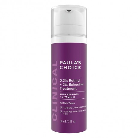 Paula's Choice 0,3% Retinol + 2% Bakuchiol Treatment  0,3% ретинол + 2% бакучиол Лечение
