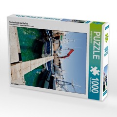CALVENDO Puzzle CALVENDO Puzzle Fischerboot im Hafen Пазл CALVENDO Puzzle Рыбацкая лодка в гавани