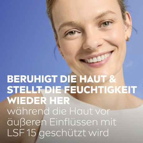 NIVEA Tagespflege beruhigend sensible Haut, 50 ml, Нивеа дневной крем SPF 15 пантенол, экстракт солодки, масло ши успокаивающий 50 мл