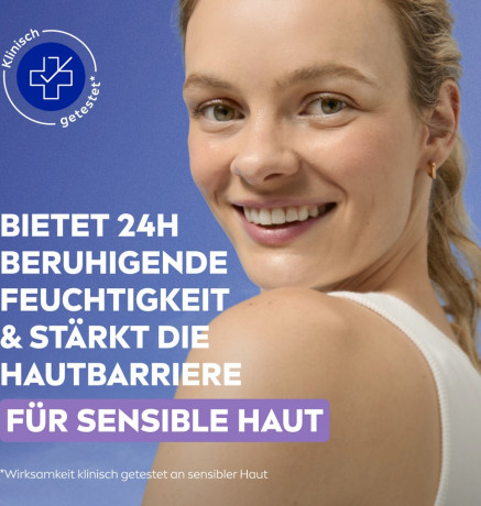 NIVEA Tagespflege beruhigend sensible Haut, 50 ml, Нивеа дневной крем SPF 15 пантенол, экстракт солодки, масло ши успокаивающий 50 мл