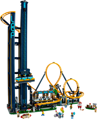 Lego Looping-Achterbahn американские горки