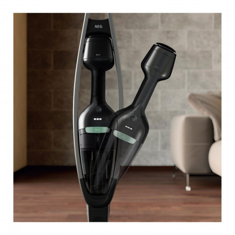 AEG AEG Akku-Hand-und Stielstaubsauger QX9-1-OKO, komfortabel und kraftvoll, hohe Saugleistung  Беспроводной ручной пылесос AEG QX9-1-OKO, удобный и мощный, высокая мощность всасывания.