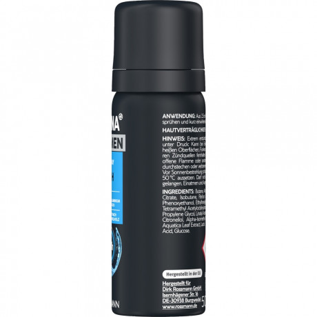 ISANA MEN Deospray Fresh Reisegroesse 50ml, Изана Мужской дезодорант-спрей, интенсивная свежесть, 48ч защита, дорожный размер, 50 мл