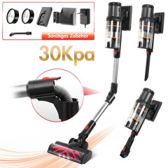 7Magic 7Magic Akku-Handstaubsauger, 450 W, 30000 Pa Faltbarer Staubsauger, mit Wandhalterung und Adapter, 6-stufiges HEPA, Abnehmbarer Akku, 60min, 3 Saugstarken, 2500mAh  Беспроводной ручной пылесос 7Magic, складной пылесос 450 Вт, 30 000 Па, с настенным