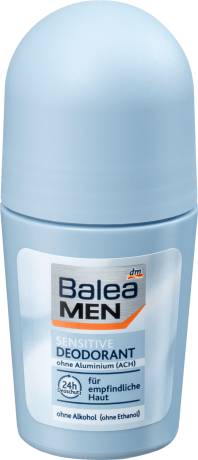 Balea MEN Deo Roll On Deodorant sensitive Дезодорант чувствительный, 50 мл
