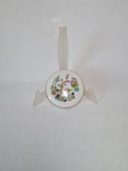 Royal Bavaria Винтажная Шкатулка круглая &quot;Сакура&quot;, 10см, Германия, 1960-70гг.