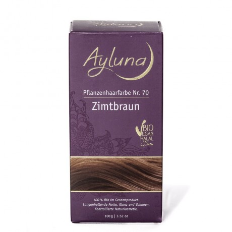 Ayluna Naturkosmetik Haarfarbe Nr.70 Zimtbraun  Краска для волос #70 Корично-коричневый