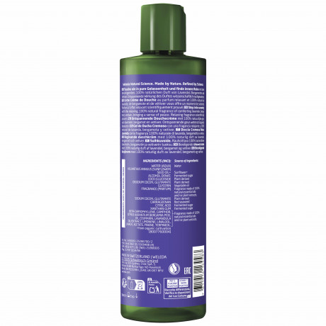 WELEDA Relax Shower Cream Lavendel, 400 ml, Крем-гель для душа Relax с лавандой, бергамотом и ветивером, 400 мл