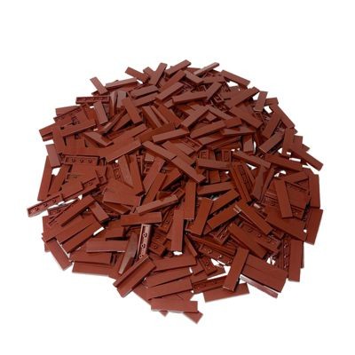 LEGO LEGO 1x4 Fliesen Rotbraun - Reddish brown 2431 - 50x Плитки LEGO 1x4 Красновато-коричневый — Красновато-коричневый 2431 — 50x