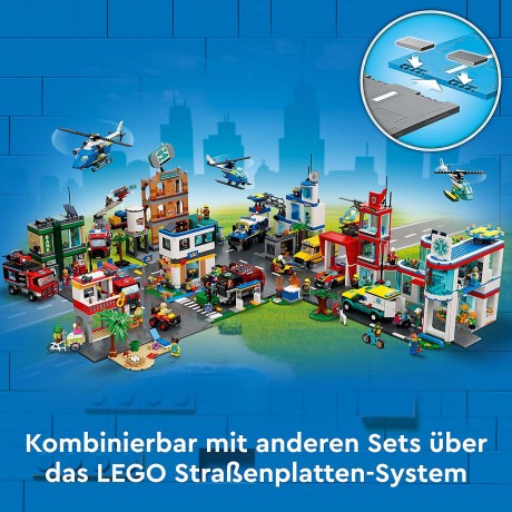 LEGO City 60317 Bankuberfall mit Verfolgungsjagd ЛЕГО Полицейская погоня в банке