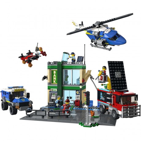 LEGO City 60317 Bankuberfall mit Verfolgungsjagd ЛЕГО Полицейская погоня в банке